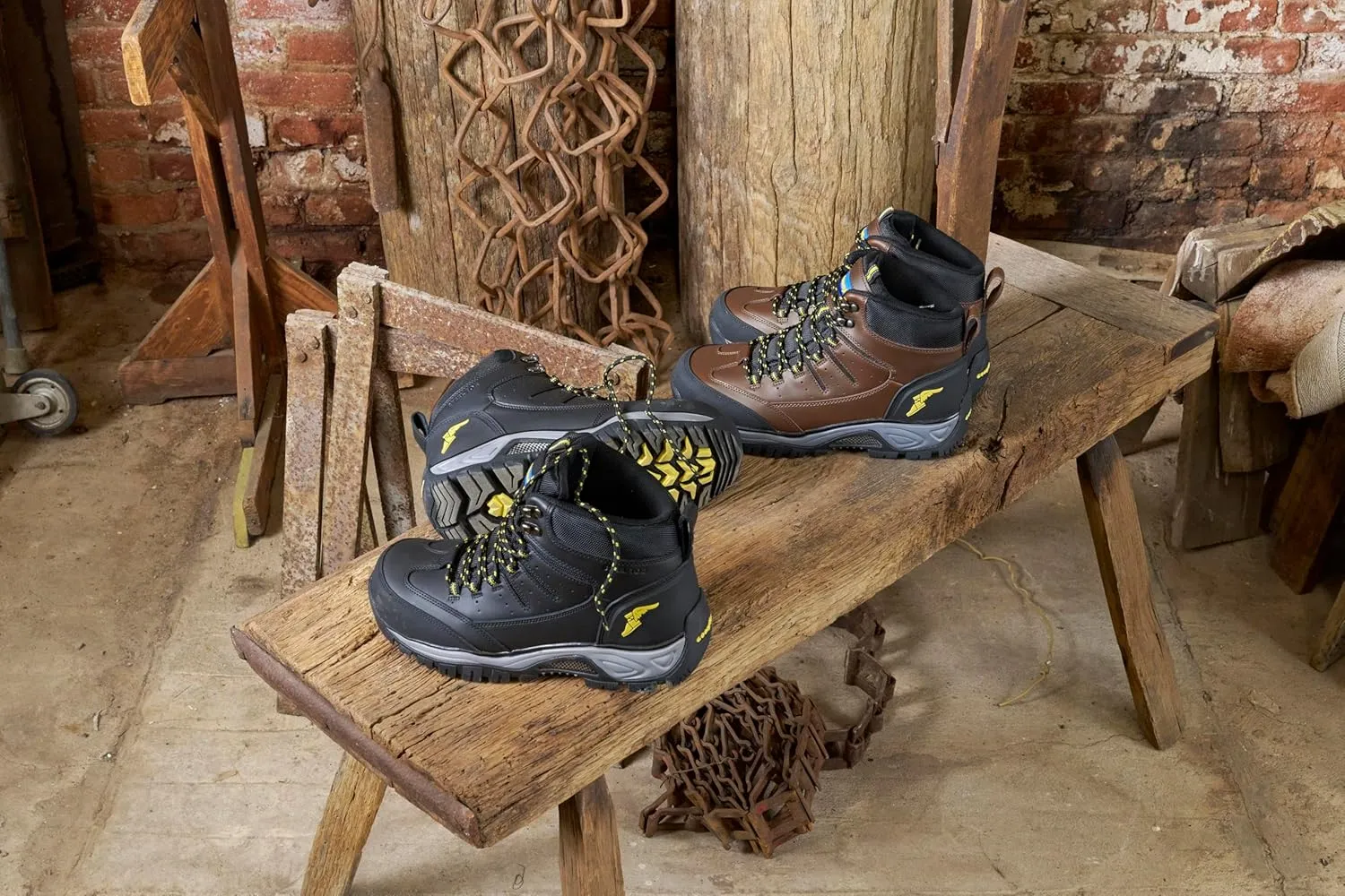 Goodyear Barrett Mens Boot -Steel Toe Work Boots for Men with Rugged Comfort & Protection