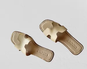 H-Chic Slides Slipper - Beige