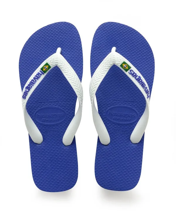 .Havaianas Mens Brazil Logo Blu/Wht - (BRAZILLOGO) - HV3 - R1L6/F