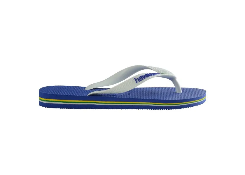 .Havaianas Mens Brazil Logo Blu/Wht - (BRAZILLOGO) - HV3 - R1L6/F