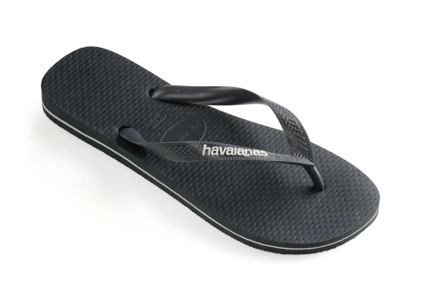 .Havaianas Mens Logo Filete Black/Graphite - (LOGOFILETE) - HV16 - F