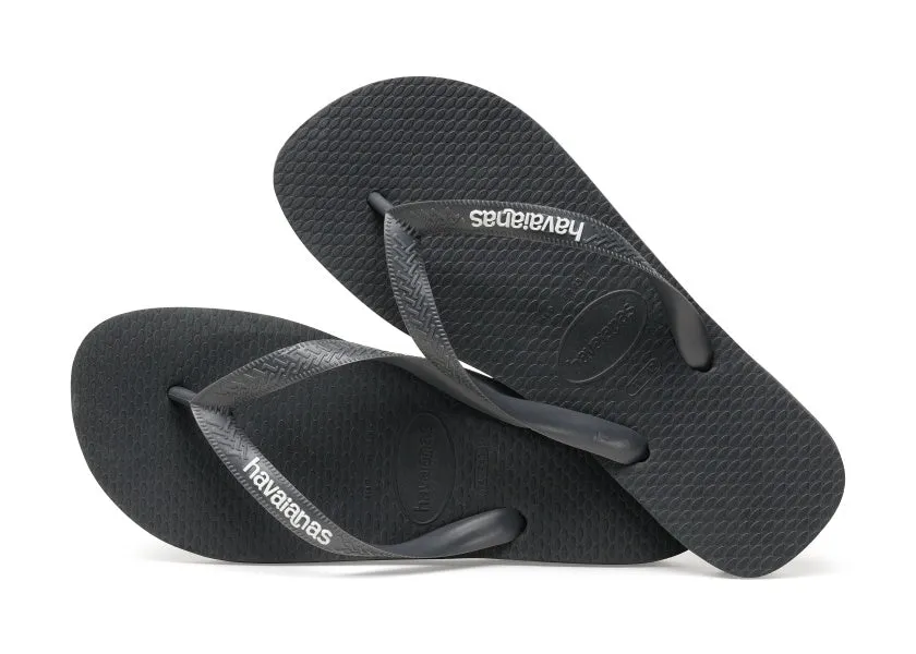 .Havaianas Mens Logo Filete Black/Graphite - (LOGOFILETE) - HV16 - F