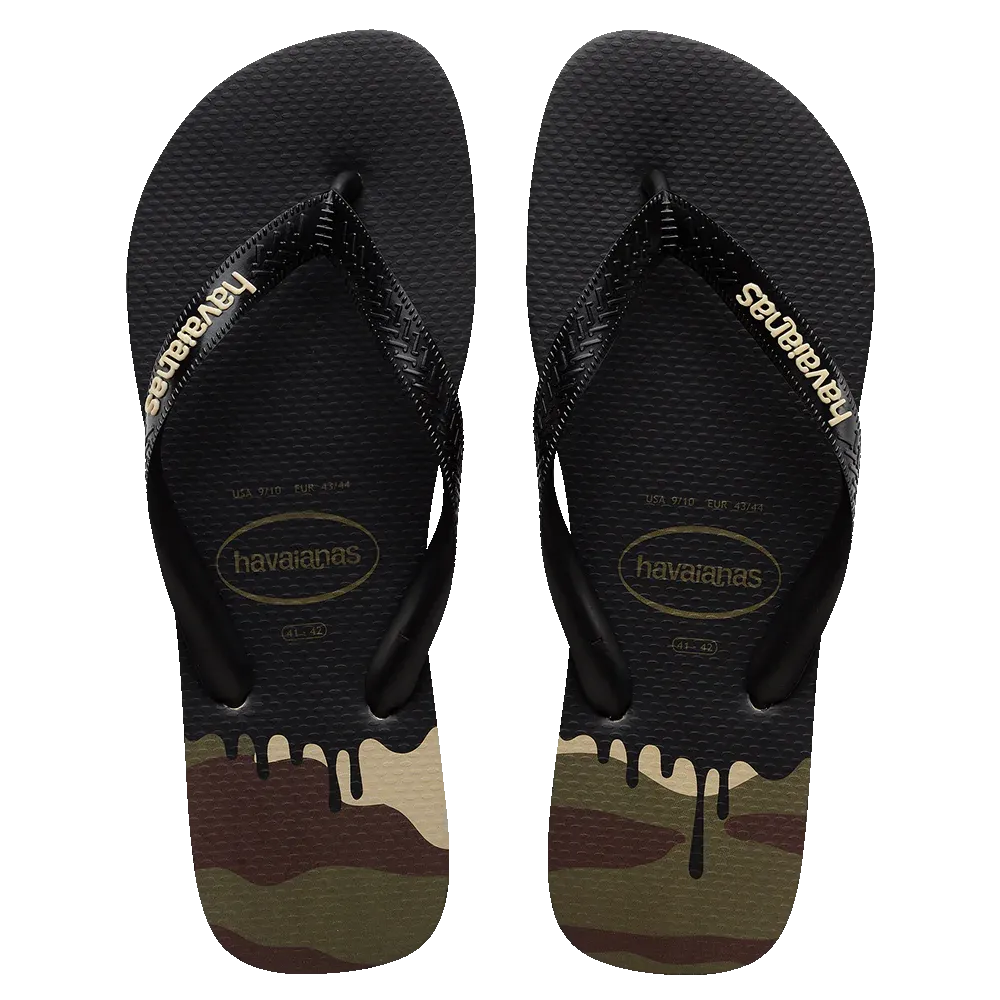 .Havaianas Mens TP STR Logo Camo - (TOPSTRIPESLOGO) - HV51 - F