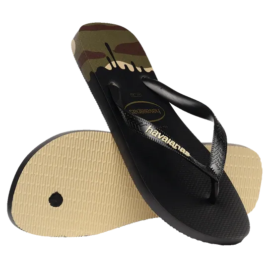 .Havaianas Mens TP STR Logo Camo - (TOPSTRIPESLOGO) - HV51 - F
