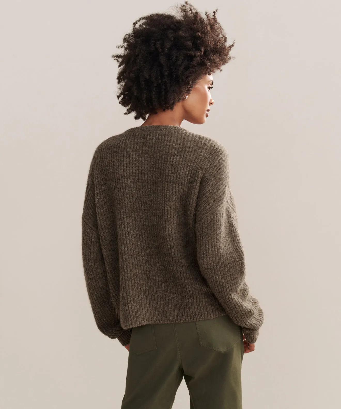 Hayes Crewneck Cardigan