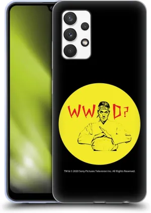 Head Case Designs Officially Licensed Cobra Kai John Lawrence WWD Composed Art Soft Gel Case Compatible with Samsung Galaxy A32 (2021)