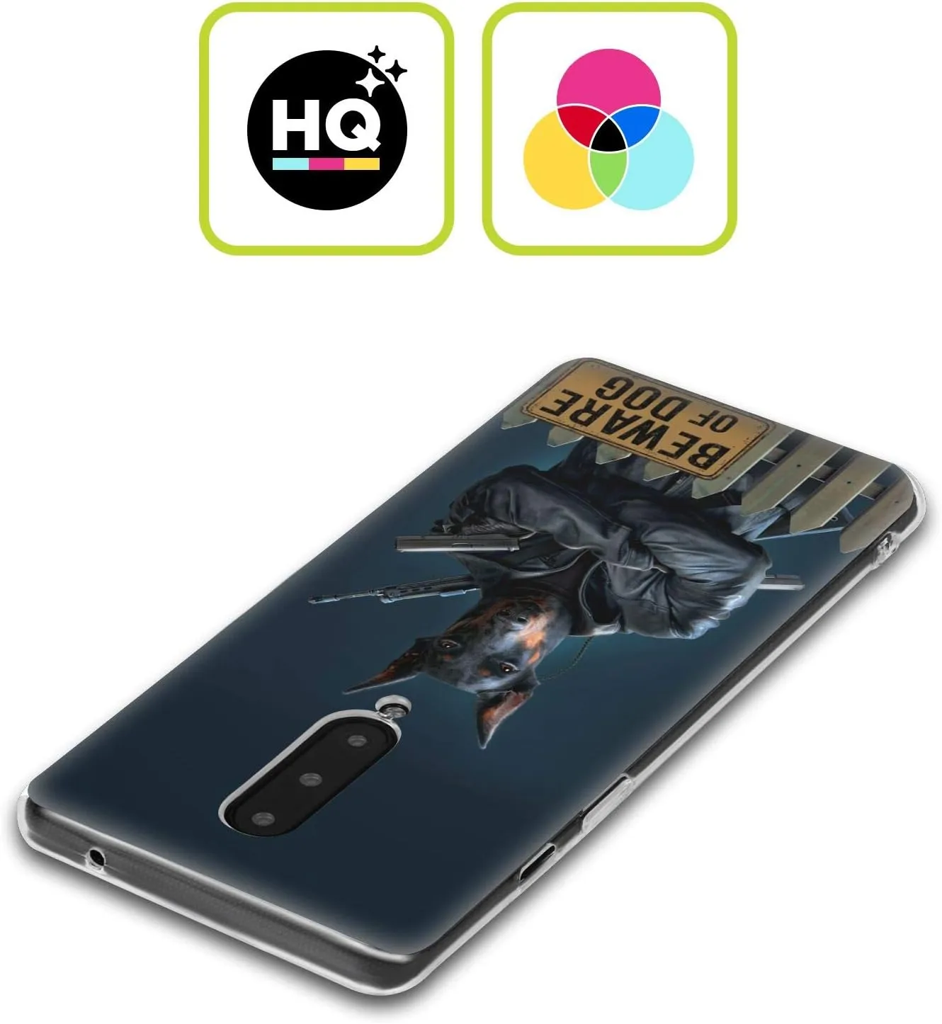 Head Case Designs Officially Licensed Vincent HIE Beware of Dog Canidae Soft Gel Case Compatible with OnePlus 11 5G