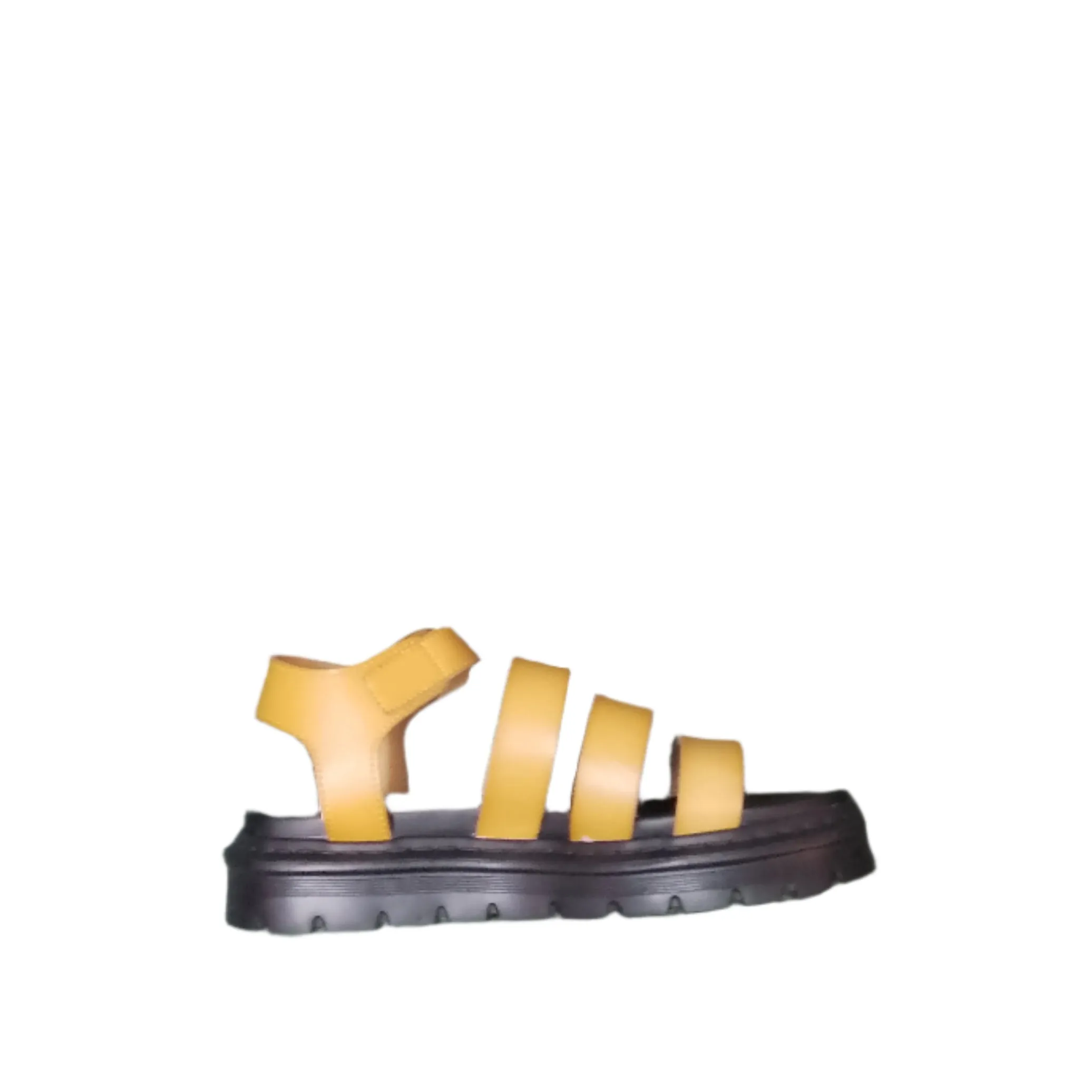 Heavenly Feet Saffron Chunky Sandal in Mustard