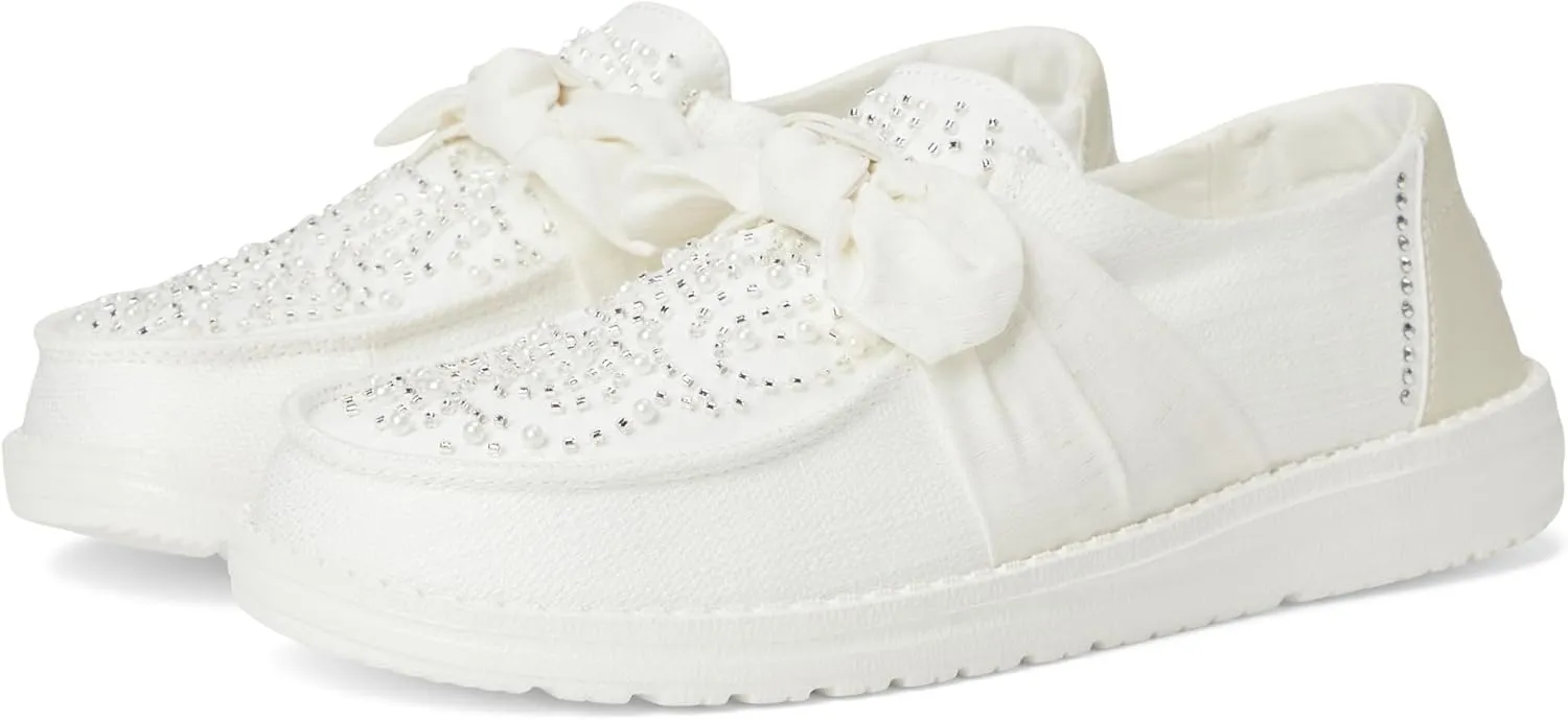 Hey Dude Women's Wendy Bow Embellishment Loafer