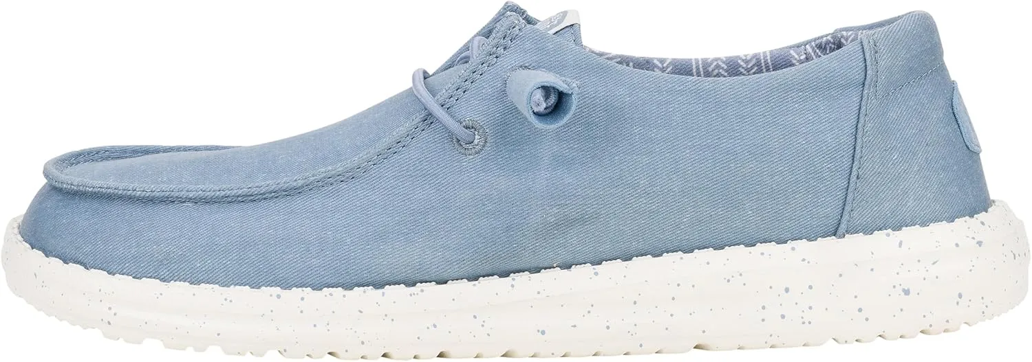 Hey Dude Women's Wendy Chambray Lace-Up Loafer