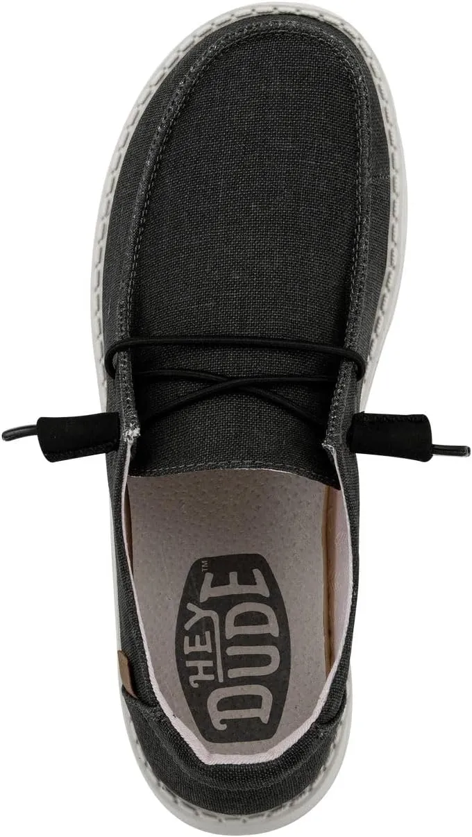 Hey Dude Women's Wendy Chambray Lace-Up Loafer
