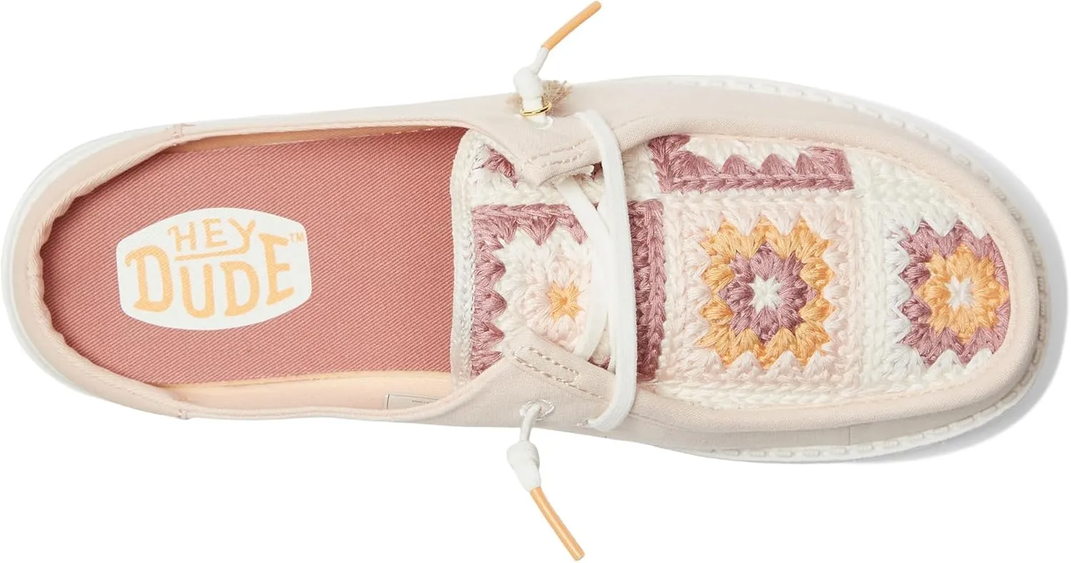 Hey Dude Women's Wendy Slip Cottage Crochet Loafer