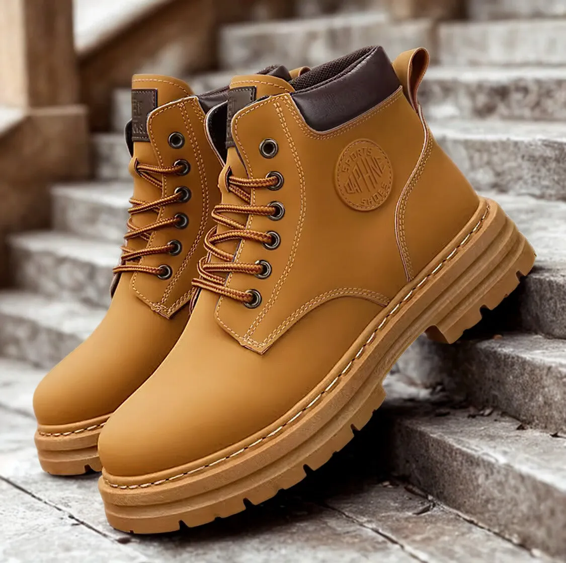 High Quality Leather- Thick Sole Timberland Boot