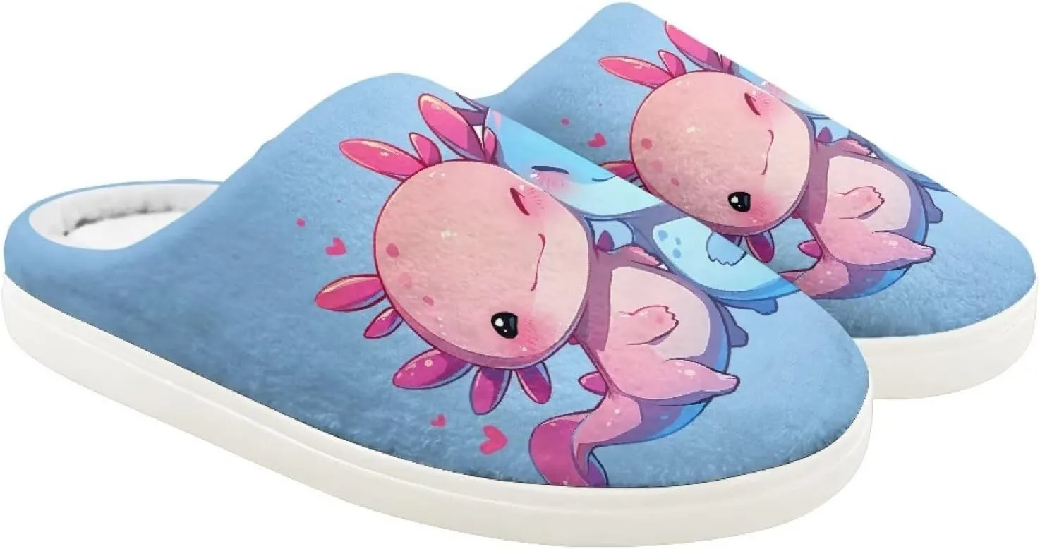 House Slippers for Girls Kids Cozy Fuzzy Slippers Boys Soft Plush Slip On Shoes Cute Winter Bedroom Slipper