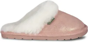 Indoor Outdoor Scuff House Slippers for Women - Genuine Sheepskin Slip-on Slippers