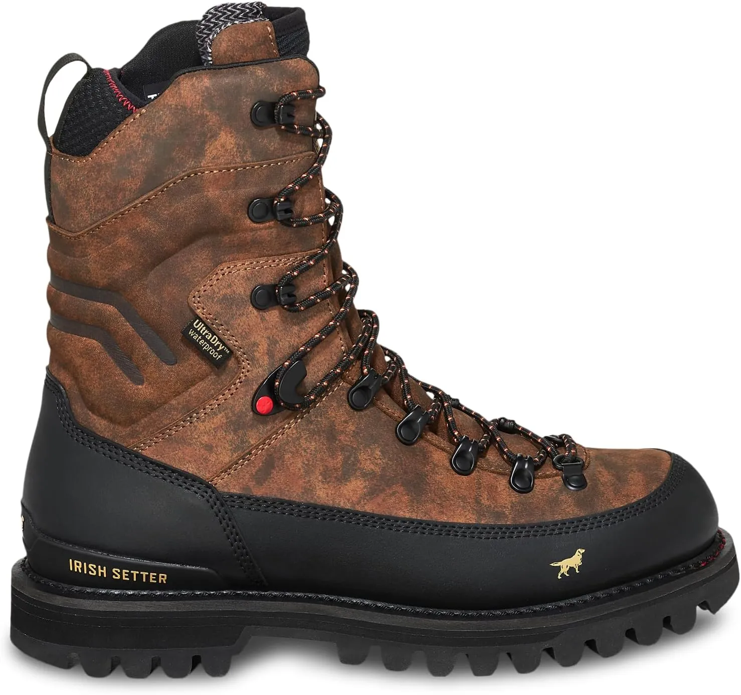 Irish Setter, Elk Tracker XD, Men’s, 10", Waterproof, Hunting Boot, Field Camo