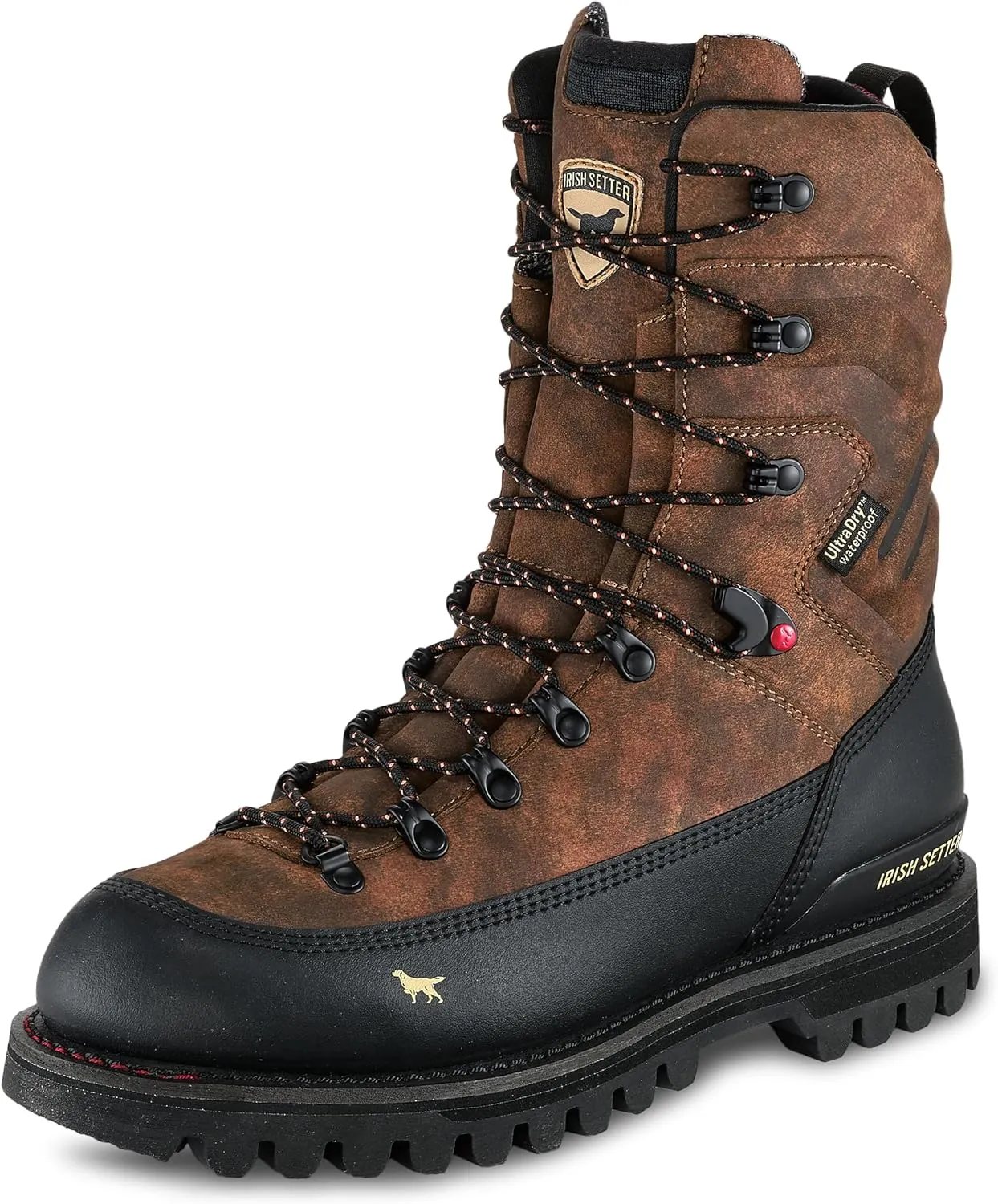 Irish Setter, Elk Tracker XD, Men’s, 10", Waterproof, Hunting Boot, Field Camo