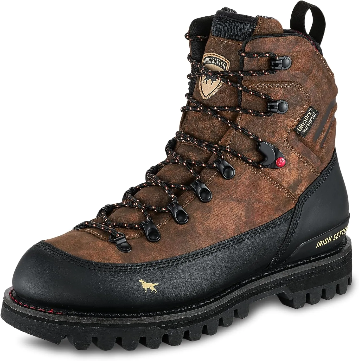 Irish Setter, Elk Tracker XD, Men’s, 8", Waterproof, Hunting Boot, Field Camo
