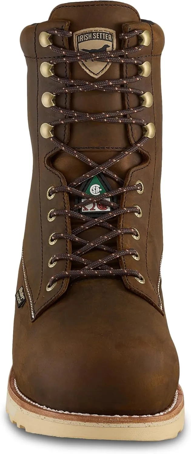 Irish Setter, Wingshooter ST, Men's, 8", Waterproof, Insulated 400g, Non-Metallic Safety Toe (CSA), Work Boot