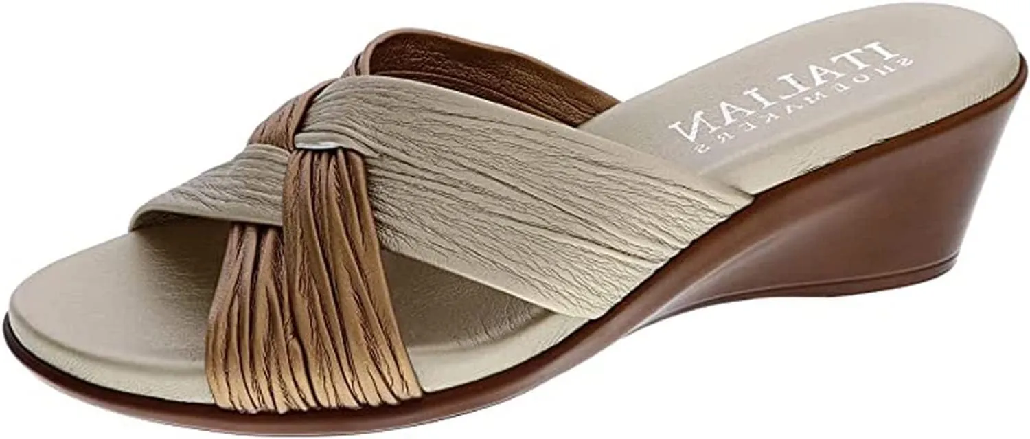 ITALIAN Shoemakers Women's Saylor Wedge Sandal