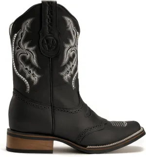 Joe Boots VE030 Men's Western Boots: Square Toe Cowboy Boots & Rodeo Boots in Genuine Leather
