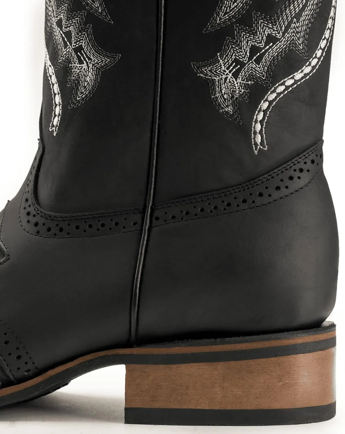Joe Boots VE030 Men's Western Boots: Square Toe Cowboy Boots & Rodeo Boots in Genuine Leather
