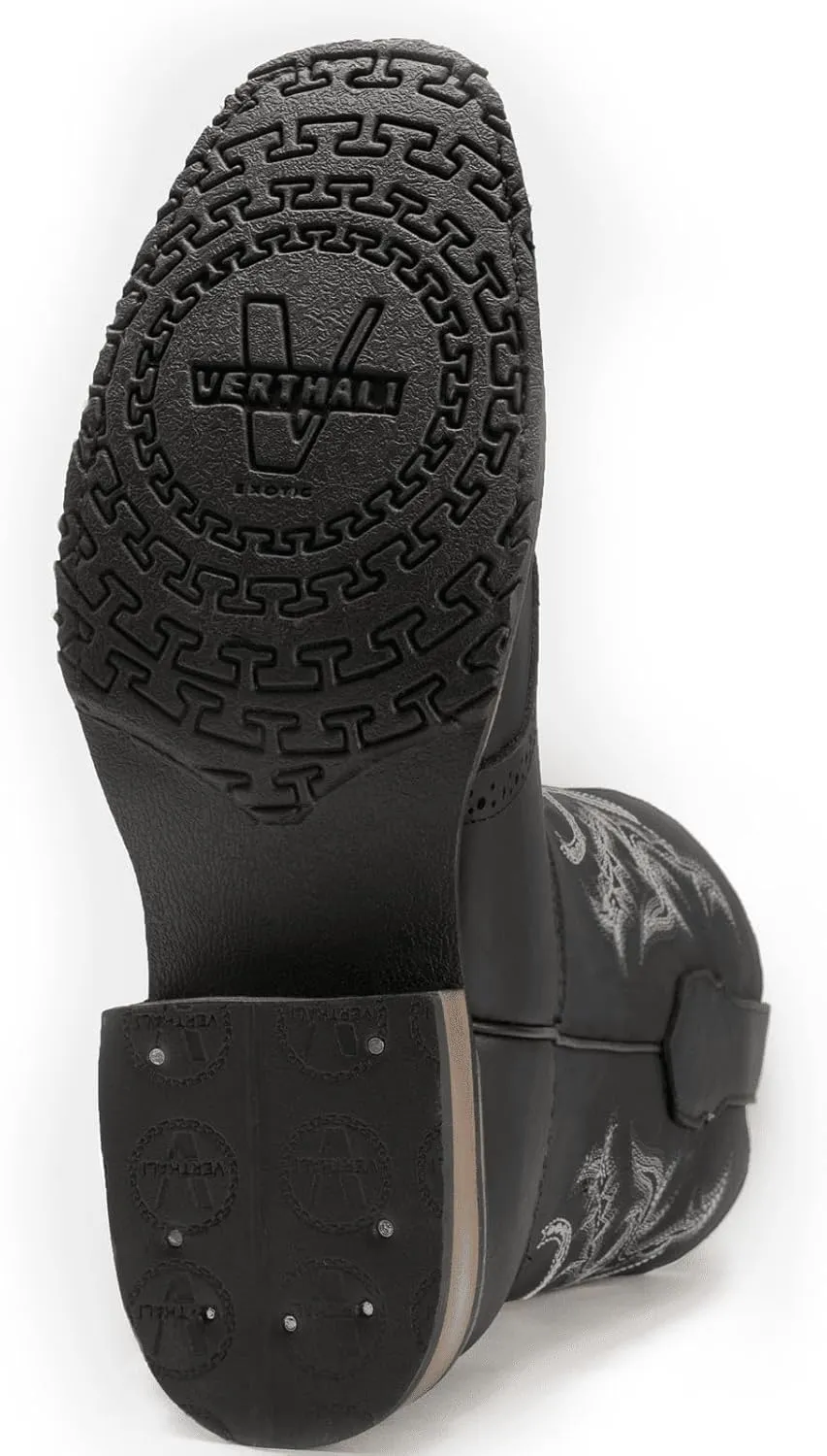 Joe Boots VE030 Men's Western Boots: Square Toe Cowboy Boots & Rodeo Boots in Genuine Leather