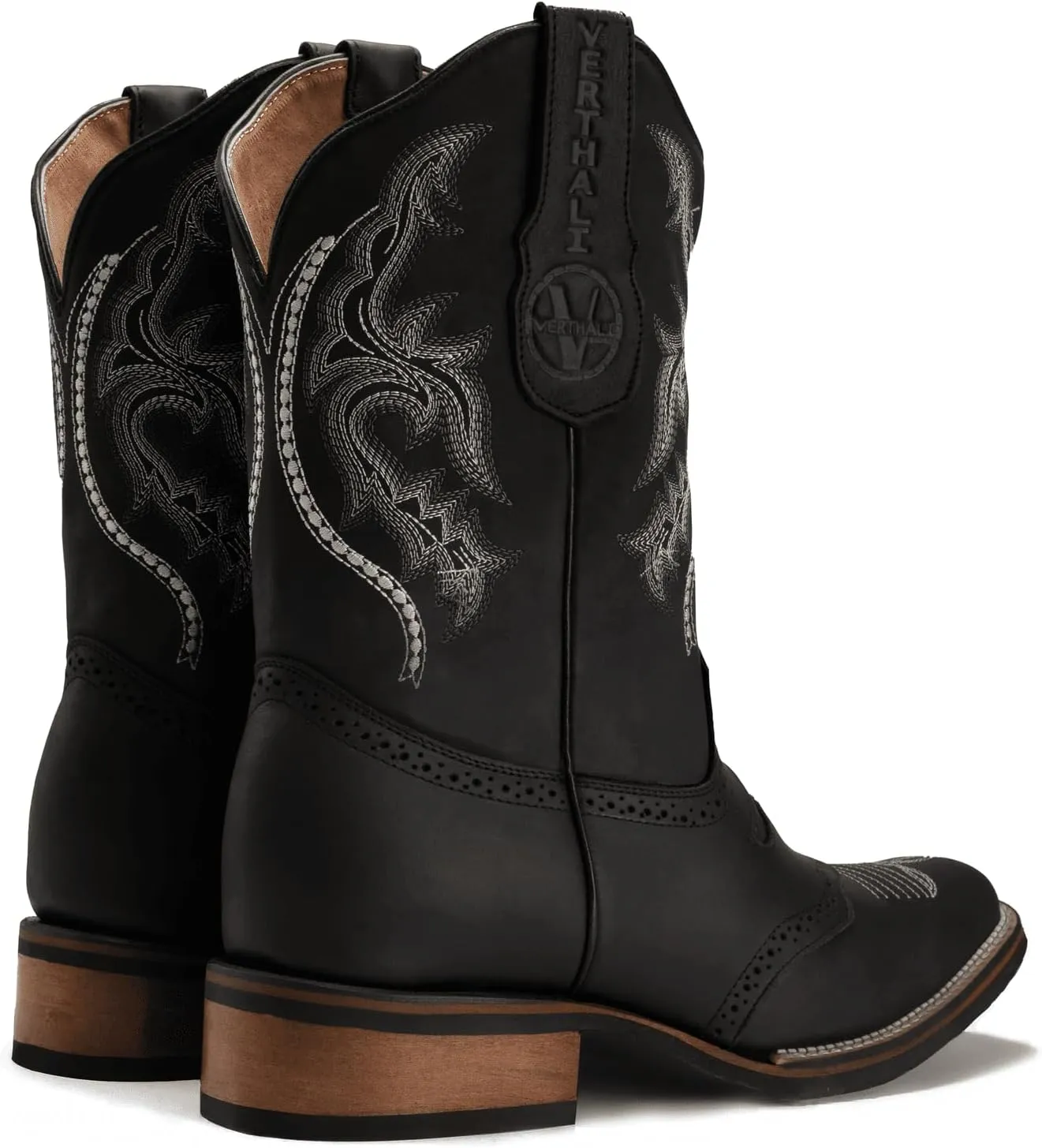 Joe Boots VE030 Men's Western Boots: Square Toe Cowboy Boots & Rodeo Boots in Genuine Leather