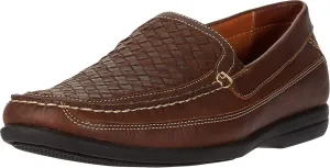 Johnston & Murphy Locklin Woven Venetian Tan Oiled Full Grain 9.5 M (D)