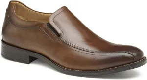 Johnston & Murphy Men's Lewis Venetian Dress Casual Slip-On Loafer, Tan Full Grain, 10