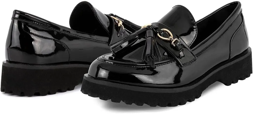 Jones New York Women Platform Slip On Chunky Loafers Shoes Penny Loafers for Ladies