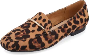 Journee Womens Loafer Flat Notched Topline Square Toe Slip-On Block Heel - Wrenn Casual Dress Shoe