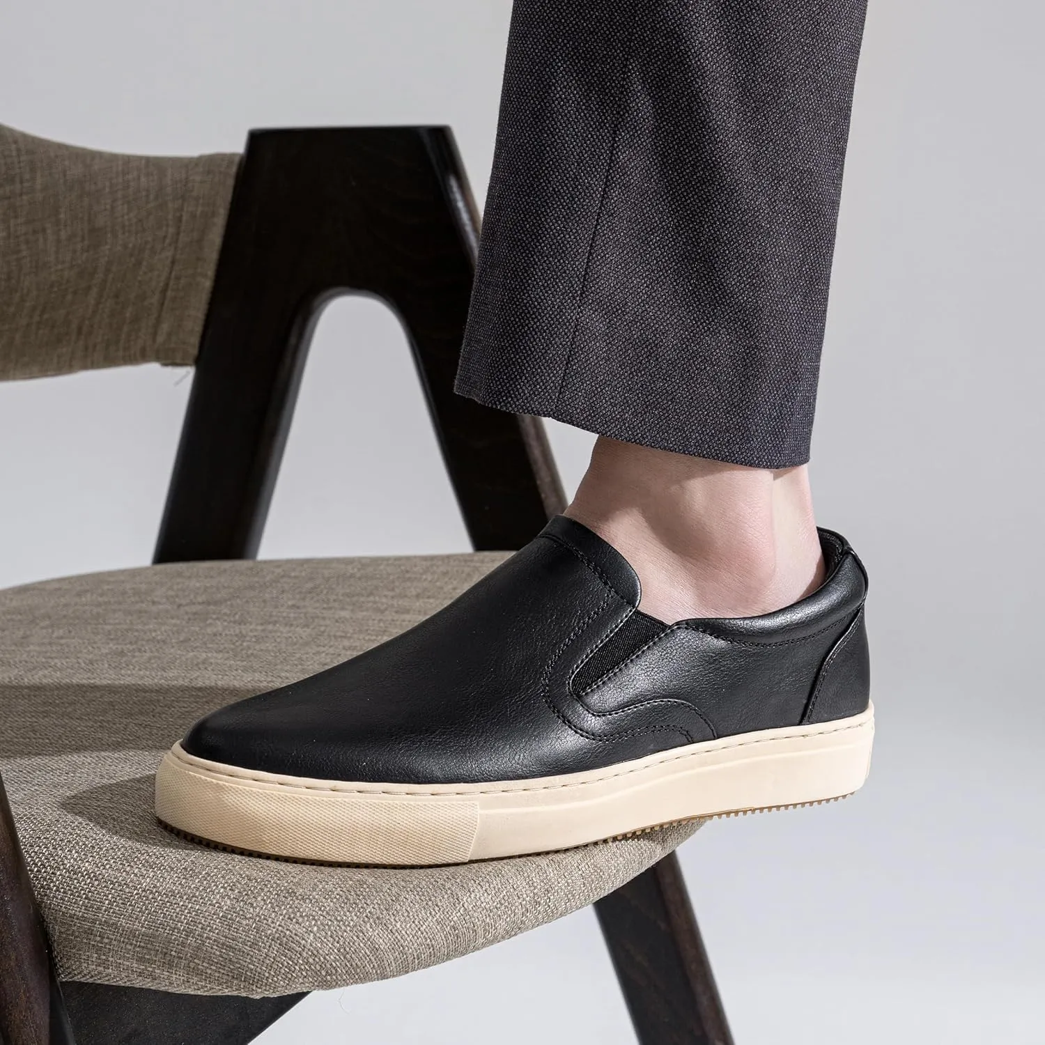 Jousen Mens Slip On Shoes Lightweight Slip On Fashion Sneakers Casual Slip On Shoes for Men