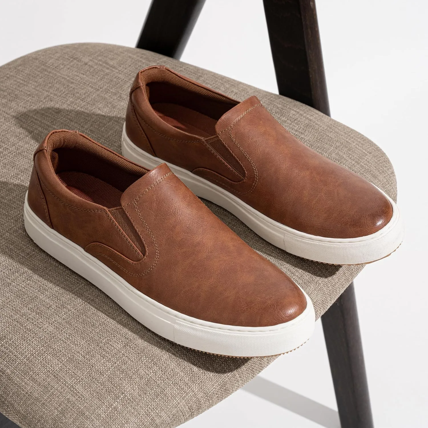 Jousen Mens Slip On Shoes Lightweight Slip On Fashion Sneakers Casual Slip On Shoes for Men