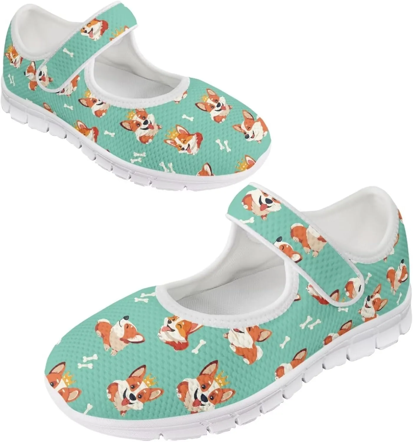 JoyLamoria Womens Slip on Walking Shoes Non Slip Barefoor Shoes Non Slip Fashion Mary Jane Shoes, Sunflower Bee Print