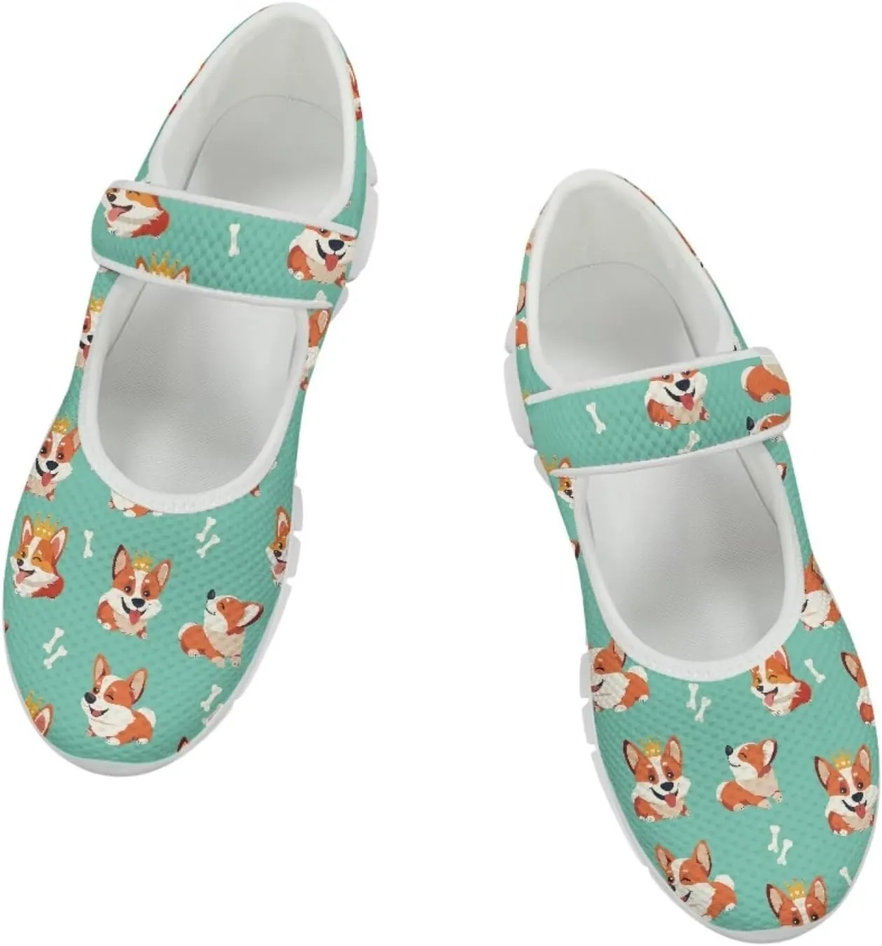 JoyLamoria Womens Slip on Walking Shoes Non Slip Barefoor Shoes Non Slip Fashion Mary Jane Shoes, Sunflower Bee Print