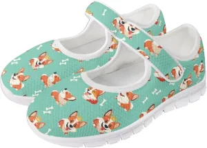 JoyLamoria Womens Slip on Walking Shoes Non Slip Barefoor Shoes Non Slip Fashion Mary Jane Shoes, Sunflower Bee Print
