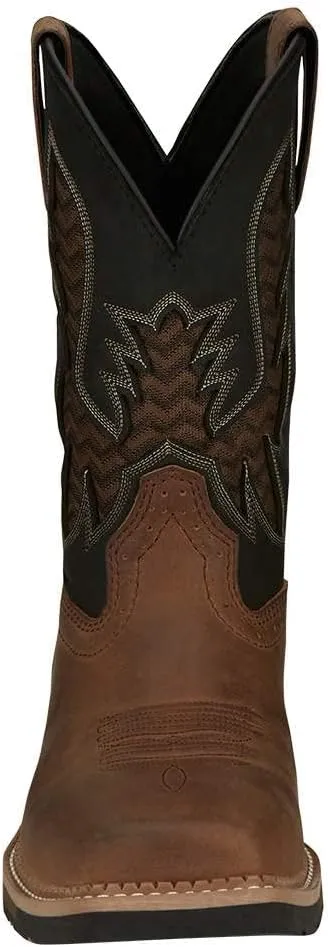 Justin Men's Bolt 11" Stampede Soft Toe Work Boot