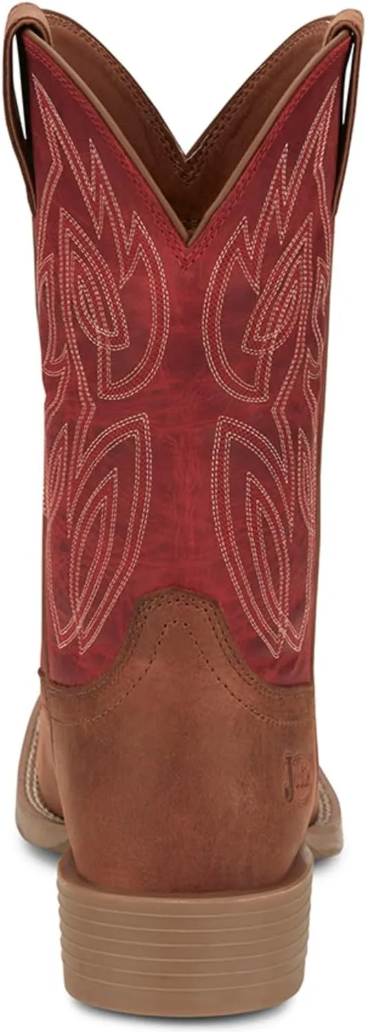 Justin Men's Canter 11" Square Toe Western Boot