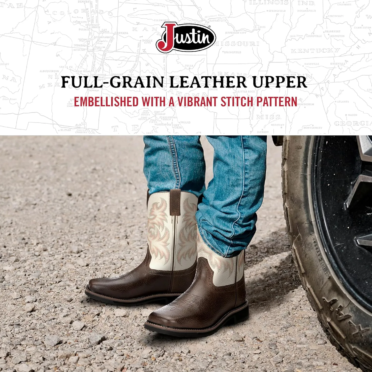 Justin Men's Driller 11'' Square Toe Work Boot