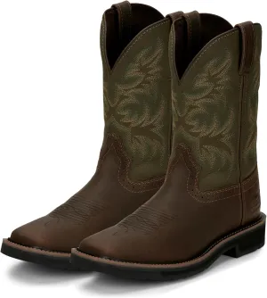 Justin Men's Driller 11'' Square Toe Work Boot