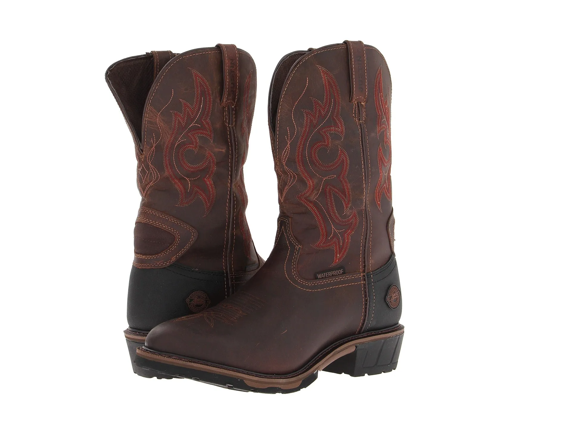 Justin Men's Hybred® Cochise 13-Inch Waterproof Soft Toe Boot