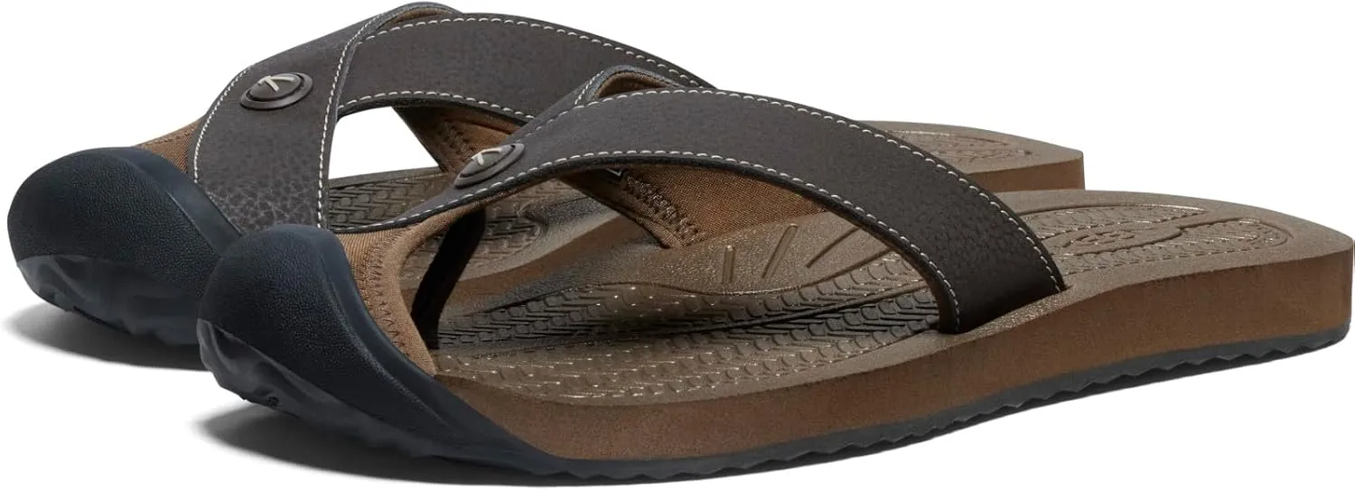 KEEN Men's Barbados Hybrid Flip-Flop with Toe Protection