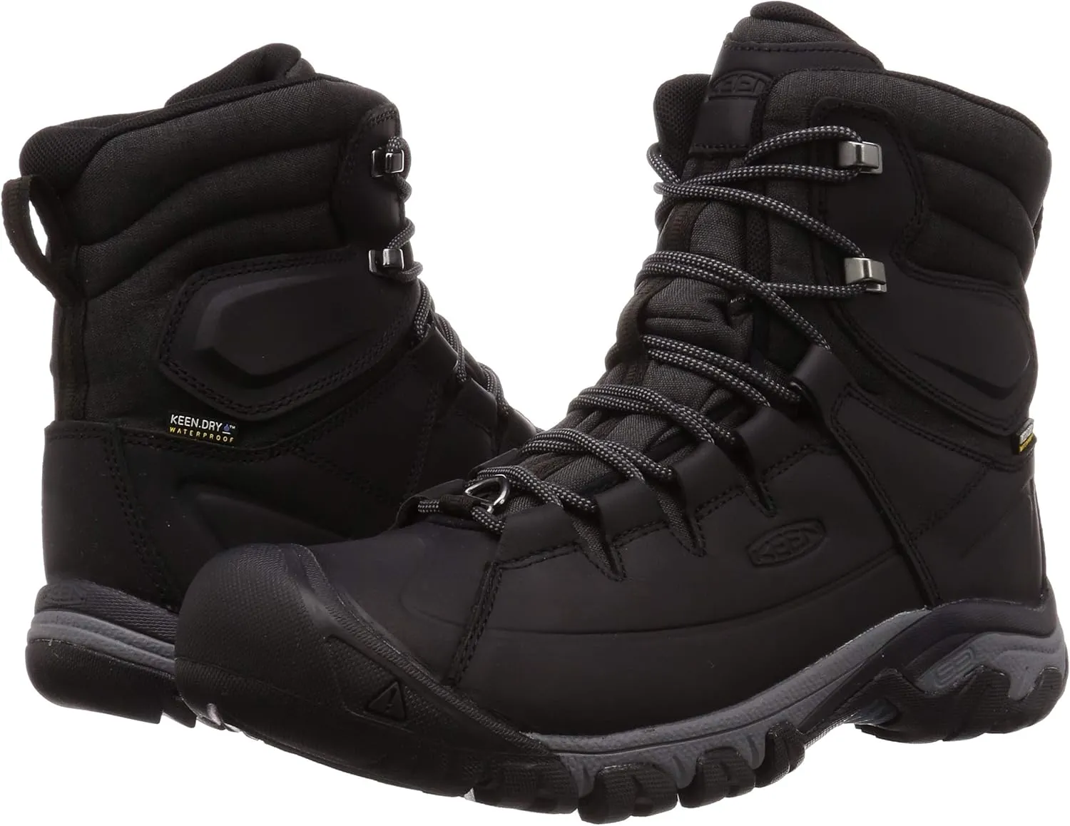 KEEN Men's Targhee Lace High Polar Waterproof Insulated Snow Boots