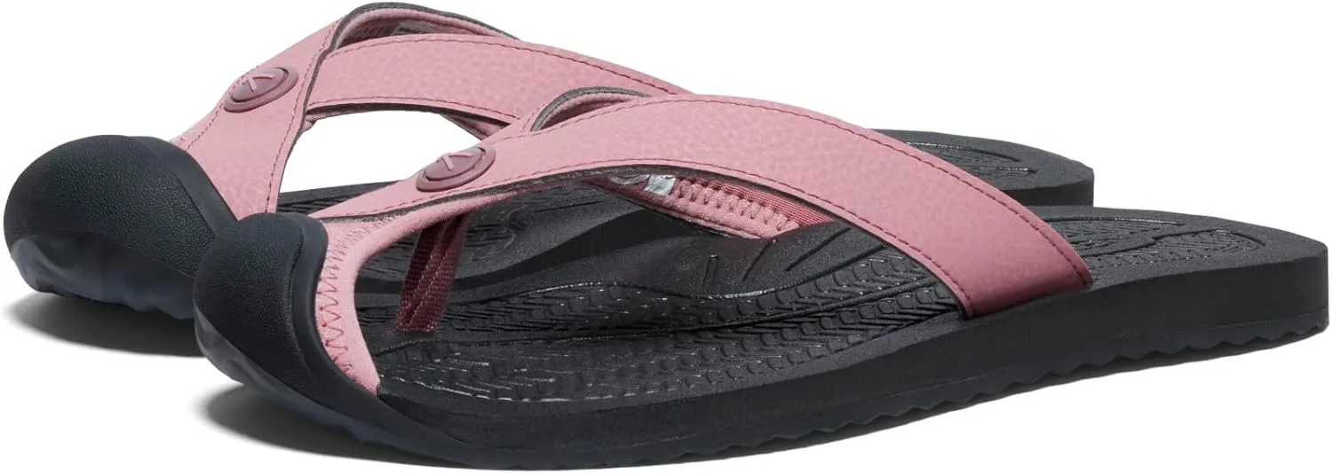 KEEN Women's Barbados Breathable Comfortable Sandal Toe Protection Flip-Flops