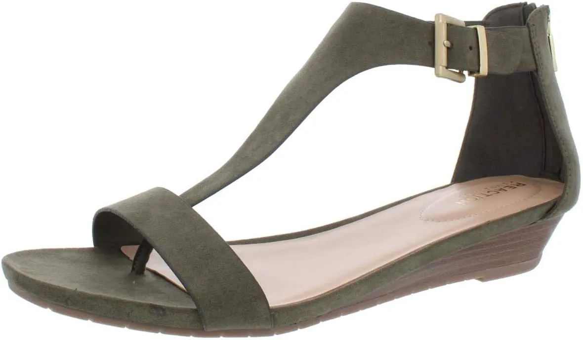 Kenneth Cole REACTION Women's Gal T-Strap Wedge Sandal