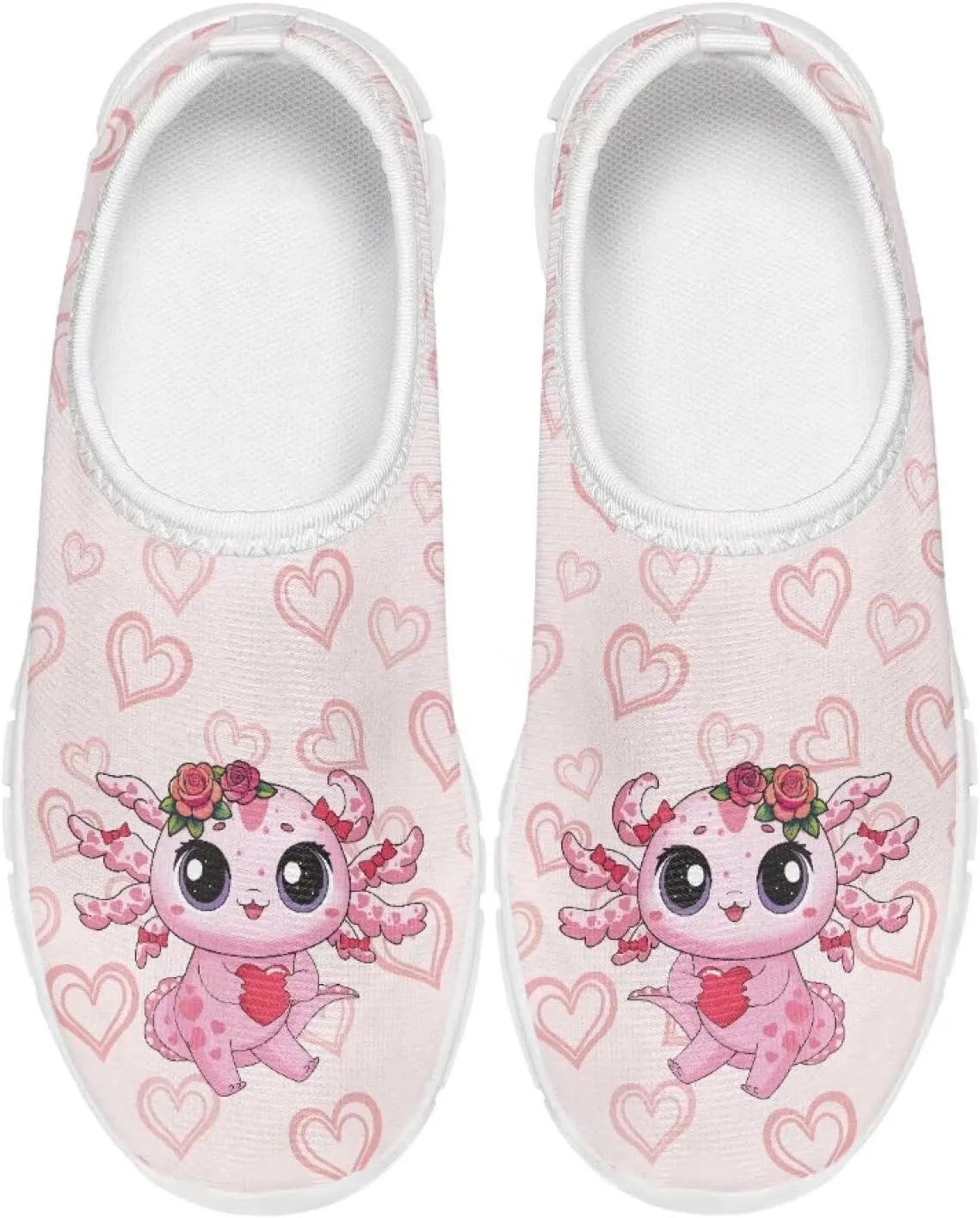 Kids Athltic Shoes Cute Girls Slip On Tennis Shoes Comfy Casual Shoes