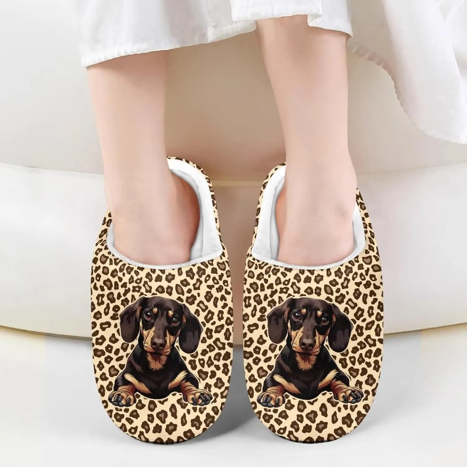 Kids Fuzzy Warm House Slippers for Girls Non Slip Rubber Sole Home Slippers for Toddlers Size 9-15
