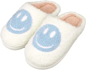 Kids Slippers Boys Girls Plush Non-Slip House Slippers Cute Soft Slip-On Shoes For Little Big Kids