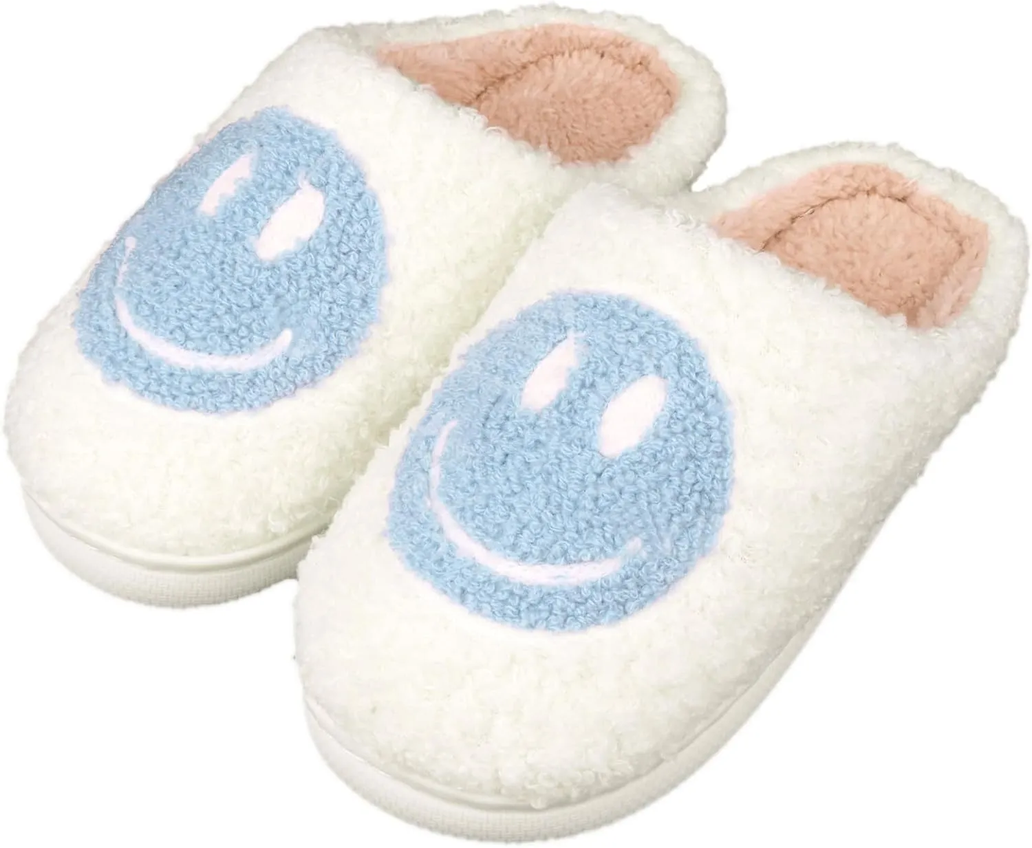 Kids Slippers Boys Girls Plush Non-Slip House Slippers Cute Soft Slip-On Shoes For Little Big Kids